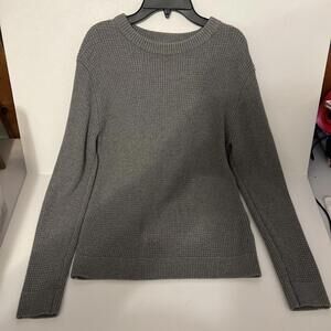 H&M Sweater Women Medium Gray Relaxed Long Sleeve Pullover Crew